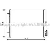 Радиатор кондиционера AVA QUALITY COOLING SO F5R OL5560D 2026186 4045385208753 изображение 0