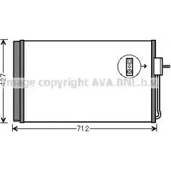 Радиатор кондиционера AVA QUALITY COOLING 4045385209965 IN4K 1 2026188 OL5611D изображение 0