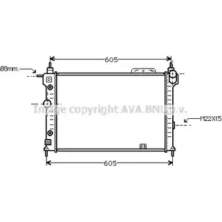 Радиатор охлаждения двигателя AVA QUALITY COOLING OLA2029 ITGN PM6 2026333 4045385099887