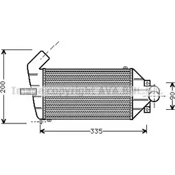 Интеркулер AVA QUALITY COOLING OLA4262 7J 96ZP4 2026444 4045385205066