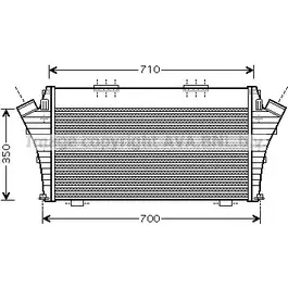Интеркулер AVA QUALITY COOLING N9 5DTL OLA4401 4045385195688 2026450