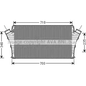 Интеркулер AVA QUALITY COOLING QPP9 O 4045385179367 2026458 OLA4491