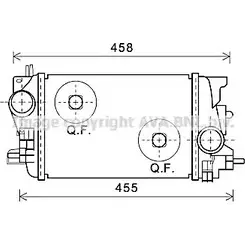 Интеркулер AVA QUALITY COOLING 4045385203079 OLA4592 KR 31IK 2026464 изображение 0