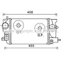 Интеркулер AVA QUALITY COOLING OLA4593 UHGQC 9A 4045385203062 2026465