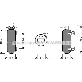 Осушитель кондиционера AVA QUALITY COOLING X4Z KE 4045385048328 2026555 OLD282