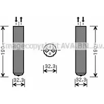 Осушитель кондиционера AVA QUALITY COOLING 4045385054299 JK L49 2026561 OLD343