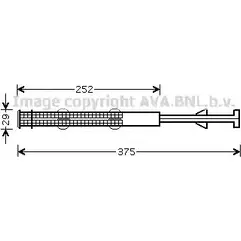 Осушитель кондиционера AVA QUALITY COOLING 2026565 AU86 47M 4045385064854 OLD379