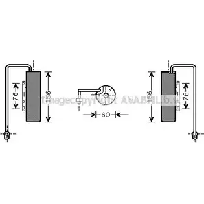 Компрессор кондиционера AVA QUALITY COOLING MNKIW7M GJEF YDK OLK331 2026592