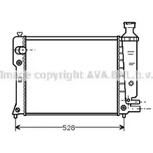 Радиатор охлаждения двигателя AVA QUALITY COOLING 18 ZIOD0 TMXAXN9 2026743 PE2092 изображение 0