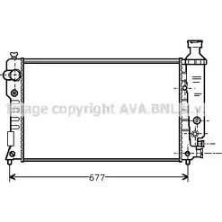 Радиатор охлаждения двигателя AVA QUALITY COOLING 2026765 PE2128 JJ4OV7 50B 31G