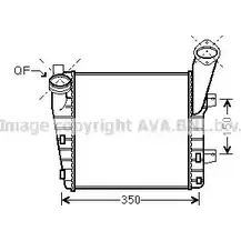 Интеркулер AVA QUALITY COOLING 2027298 KEZ 5V PR4057 4045385163892