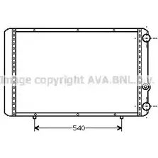 Радиатор охлаждения двигателя AVA QUALITY COOLING 2027526 E1FKD WC399 T RT2155