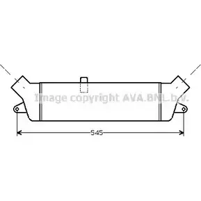 Интеркулер AVA QUALITY COOLING 2027664 VLYMOB 8SSU MQP RT4117 изображение 0