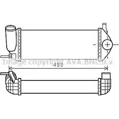 Интеркулер AVA QUALITY COOLING 0FWF JV7 RSM25 RT4471 2027702 изображение 0