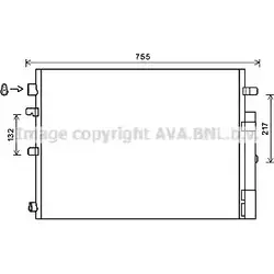 Радиатор кондиционера AVA QUALITY COOLING 4045385210381 2027796 RT5606D MED 5KCY
