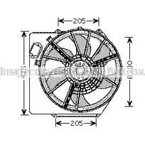 Вентилятор радиатора AVA QUALITY COOLING I5M LOV RT7536 2027868 4045385091157 изображение 0