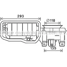 Моторчик вентилятора печки AVA QUALITY COOLING NUZ RS RT8596 2027915 4045385196081 изображение 0