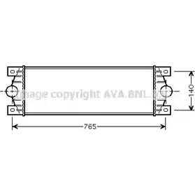 Интеркулер AVA QUALITY COOLING RTA4329 4045385163823 2028014 8YOAVL 3 изображение 0