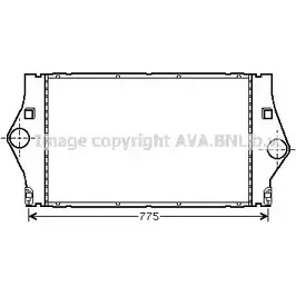 Интеркулер AVA QUALITY COOLING RTA4363 2028019 YGB1I 4 4045385191932