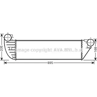 Интеркулер AVA QUALITY COOLING 7OGA RW5 4045385204885 RTA4397 2028020