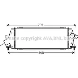 Интеркулер AVA QUALITY COOLING H94G O6 2028026 4045385179527 RTA4456