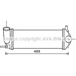 Интеркулер AVA QUALITY COOLING 2028029 4045385179985 RTA4471 VMZ30 4L изображение 0