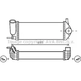 Интеркулер AVA QUALITY COOLING 4045385203734 RTA4484 2028030 Q 1ZMK изображение 0