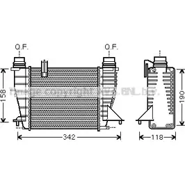 Интеркулер AVA QUALITY COOLING 4045385203086 2028034 RTA4553 9 PDYD0 изображение 0