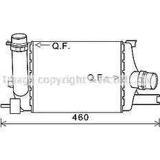Интеркулер AVA QUALITY COOLING 4045385196654 RTA4602 S MJKD 2028035 изображение 0