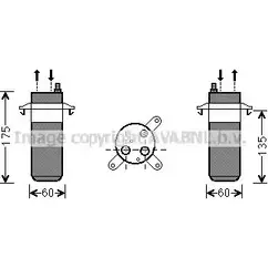Осушитель кондиционера AVA QUALITY COOLING 4045385162659 FBL1 4 RTD446 2028128