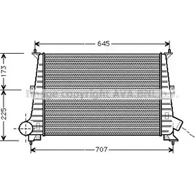 Интеркулер AVA QUALITY COOLING IUYJH2 U 2028340 4045385204557 SBA4047