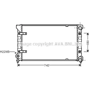 Радиатор охлаждения двигателя AVA QUALITY COOLING 4045385040988 2028412 ATS6N NA ST2009 изображение 0