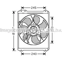 Вентилятор радиатора AVA QUALITY COOLING SU7514 2028572 1YDS4 G 4045385091416 изображение 0