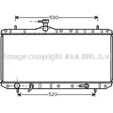 Радиатор охлаждения двигателя AVA QUALITY COOLING 2028657 G80 LZ 4045385053346 SZ2063