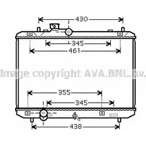 Радиатор охлаждения двигателя AVA QUALITY COOLING 4045385070909 JVRA IX4 SZ2083 2028670