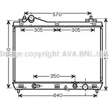 Радиатор охлаждения двигателя AVA QUALITY COOLING 2028681 1 RE13 4045385085538 SZ2102 изображение 0