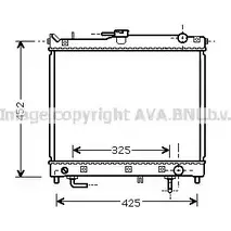 Радиатор охлаждения двигателя AVA QUALITY COOLING 4045385104567 SZ2109 2028686 WK6 GI