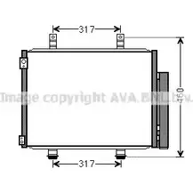 Радиатор кондиционера AVA QUALITY COOLING 2028727 4045385210121 SZ5133D 00 M773 изображение 0