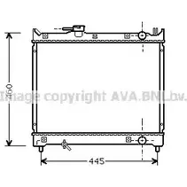 Радиатор охлаждения двигателя AVA QUALITY COOLING SZA2015 2028748 4045385102860 QX 1BV