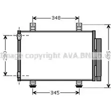 Радиатор кондиционера AVA QUALITY COOLING SZA5087D 2028771 F1FN NK 4045385208081