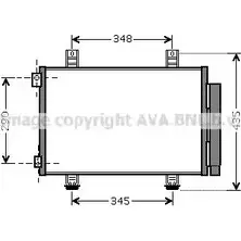 Радиатор кондиционера AVA QUALITY COOLING 2028773 4045385210435 SZA5116D 3D BOS