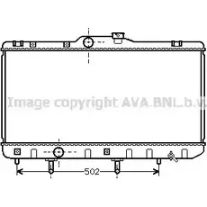 Радиатор охлаждения двигателя AVA QUALITY COOLING I9ZL C 2028971 4045385043736 TO2189