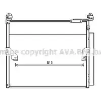 Радиатор кондиционера AVA QUALITY COOLING 4045385209842 GZS69 Z 2029318 TO5655D
