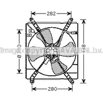 Вентилятор радиатора AVA QUALITY COOLING 4045385091881 QCM 6M35 TO7519 2029360