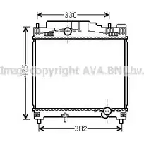 Радиатор охлаждения двигателя AVA QUALITY COOLING 2029441 4045385204120 E T07E TOA2502