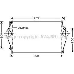 Интеркулер AVA QUALITY COOLING X96 7SD0 4045385167678 2029875 VOA4137