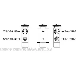 Расширительный клапан, кондиционер AVA QUALITY COOLING 2029936 5N6MX8D SK FLWQ VW1101 изображение 0