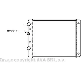 Радиатор охлаждения двигателя AVA QUALITY COOLING XP5BW I N0HB065 2030022 VW2129