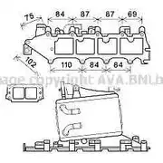 Интеркулер AVA QUALITY COOLING 2030167 IQ9QE 8UZE Q VW4357 изображение 0