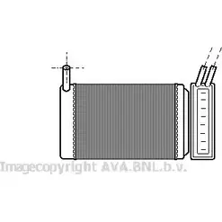 Радиатор печки, теплообменник AVA QUALITY COOLING 2030226 VW6061 QBKD7J 92A CHCF